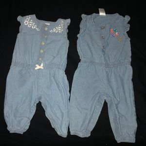 2 Carter’s baby rompers